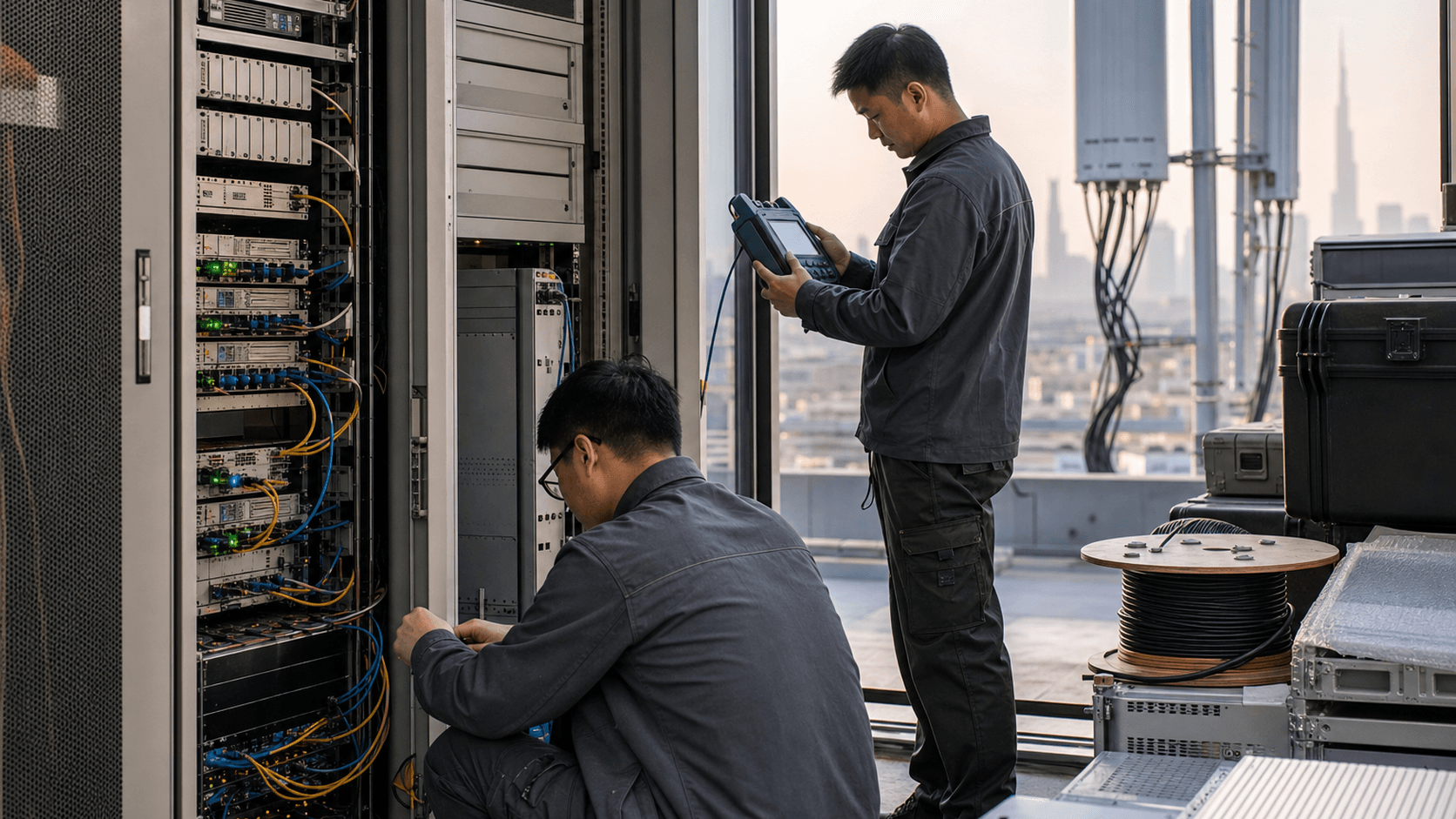 Le fardeau du capital du contrôle réseau chez Huawei Tech(UAE)FZ-LLC