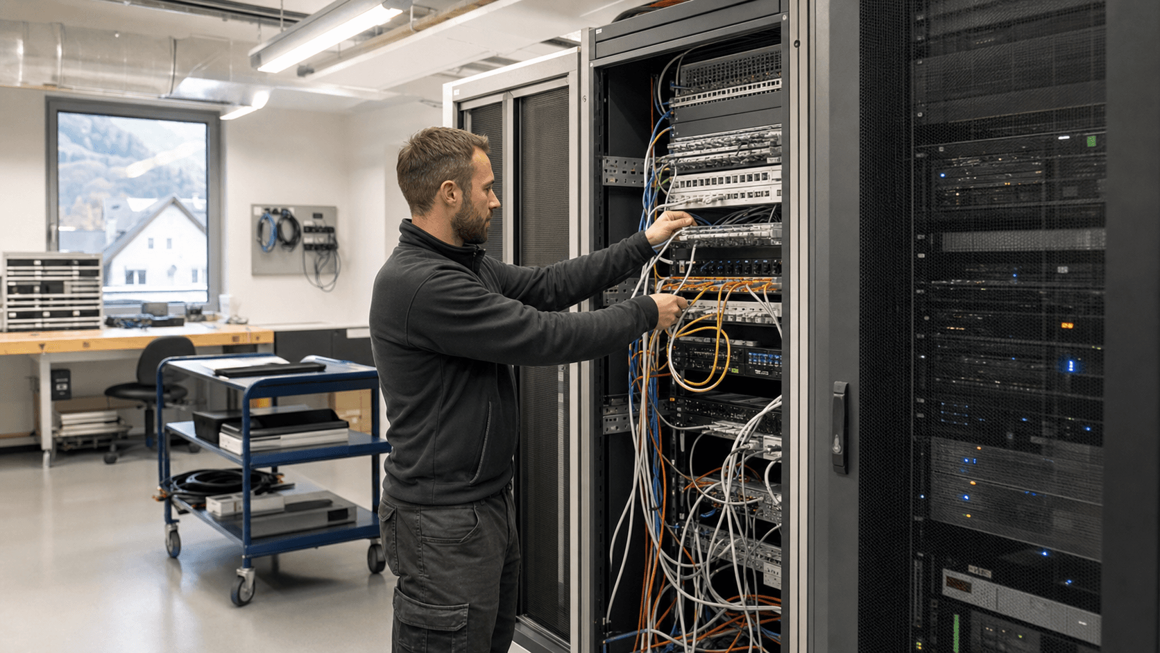 Editorial infrastructure image for IT-Zentrum Emmental AG