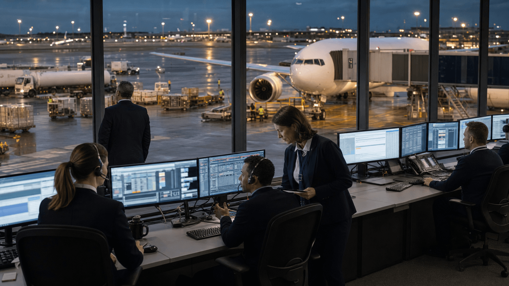 Editorial infrastructure image for Deutsche Lufthansa AG