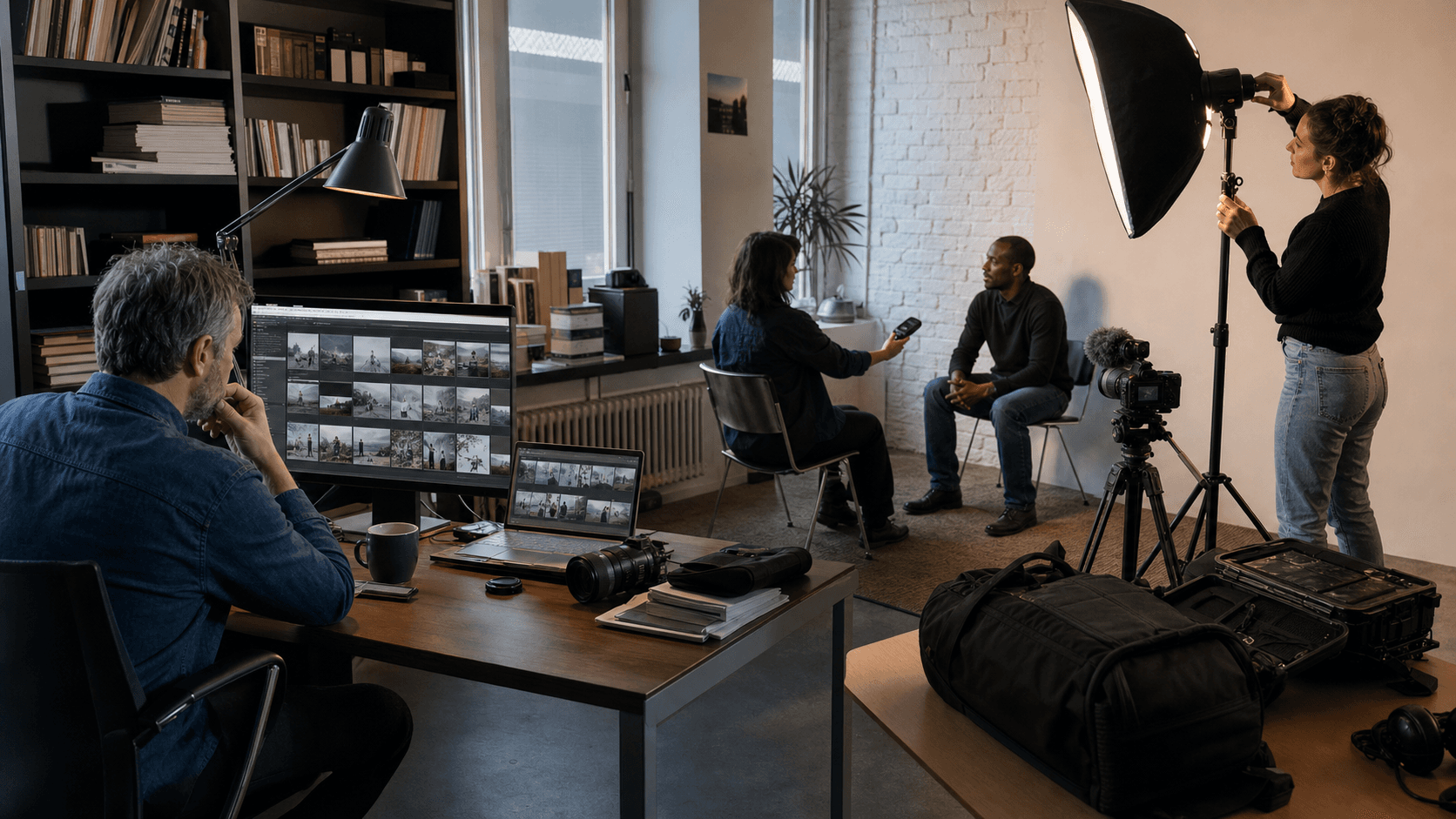 Photorealistic editorial image for Limited Company "Intermedia"