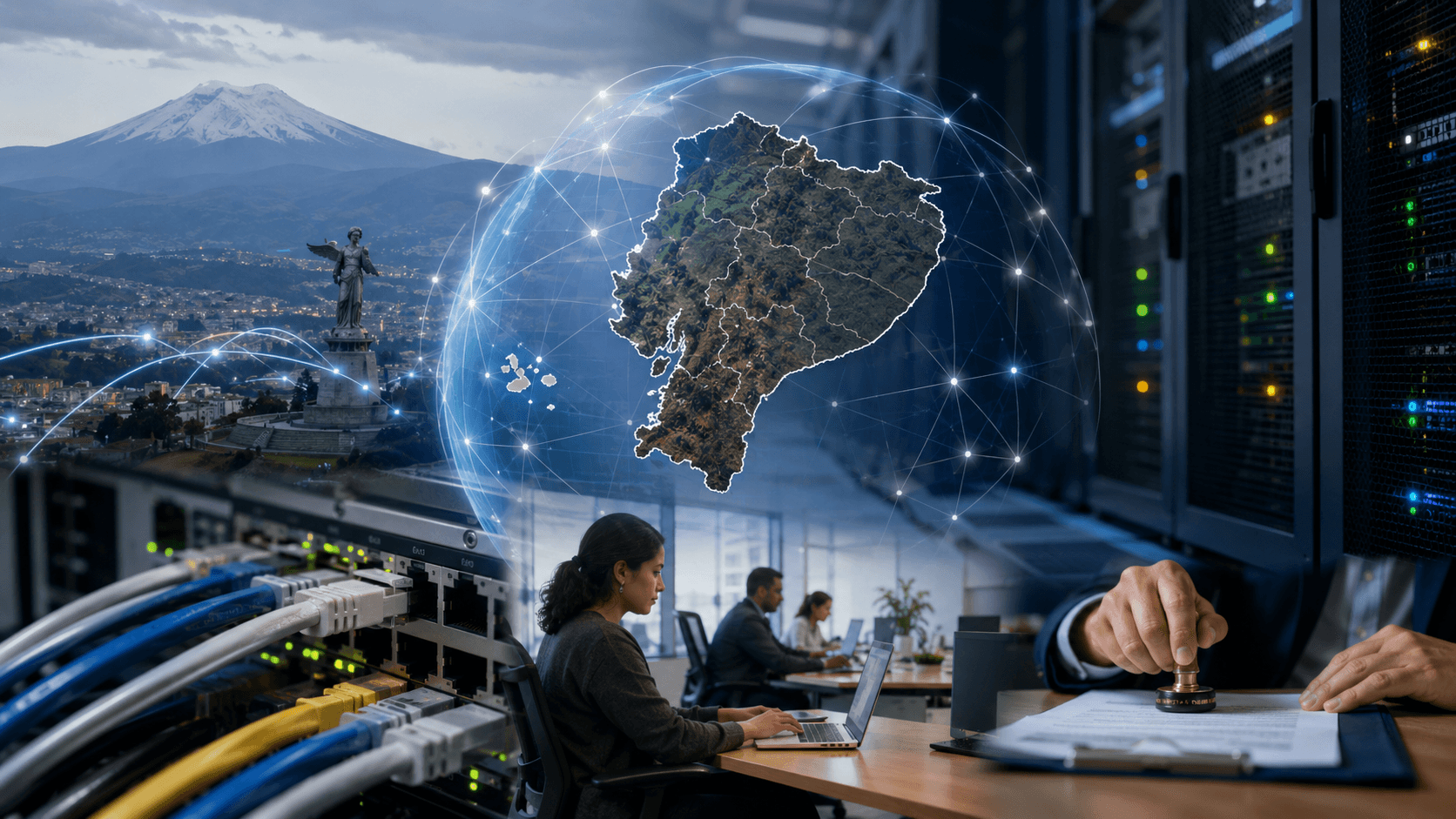 Editorial infrastructure image for ECUADORDOMAIN S.A.