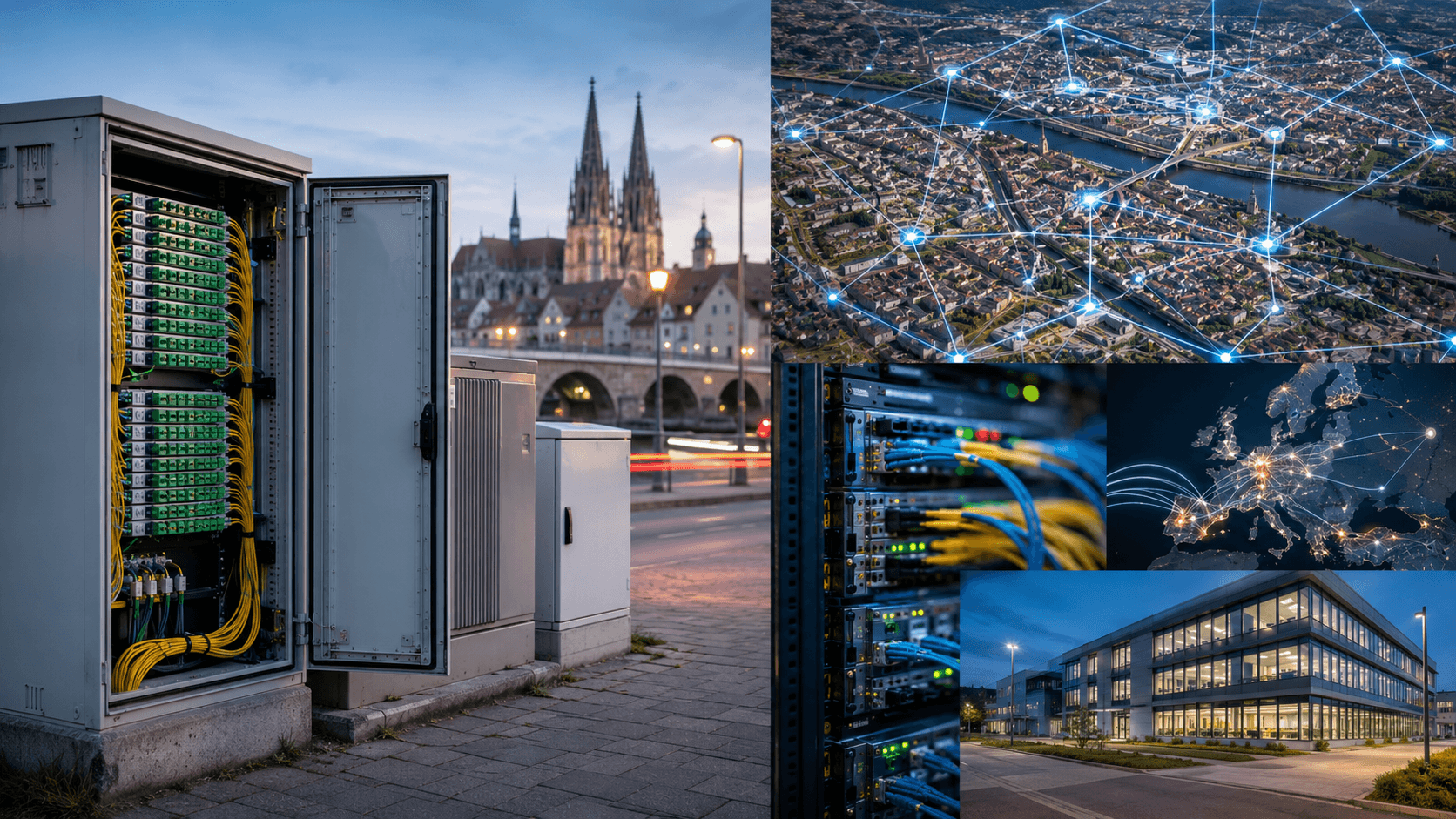 Editorial infrastructure image for R-KOM Regensburger Telekommunikationsgesellschaft mbH