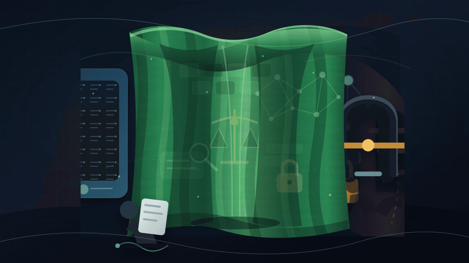 ARIN conservation rhetoric registry governance risk editorial illustration