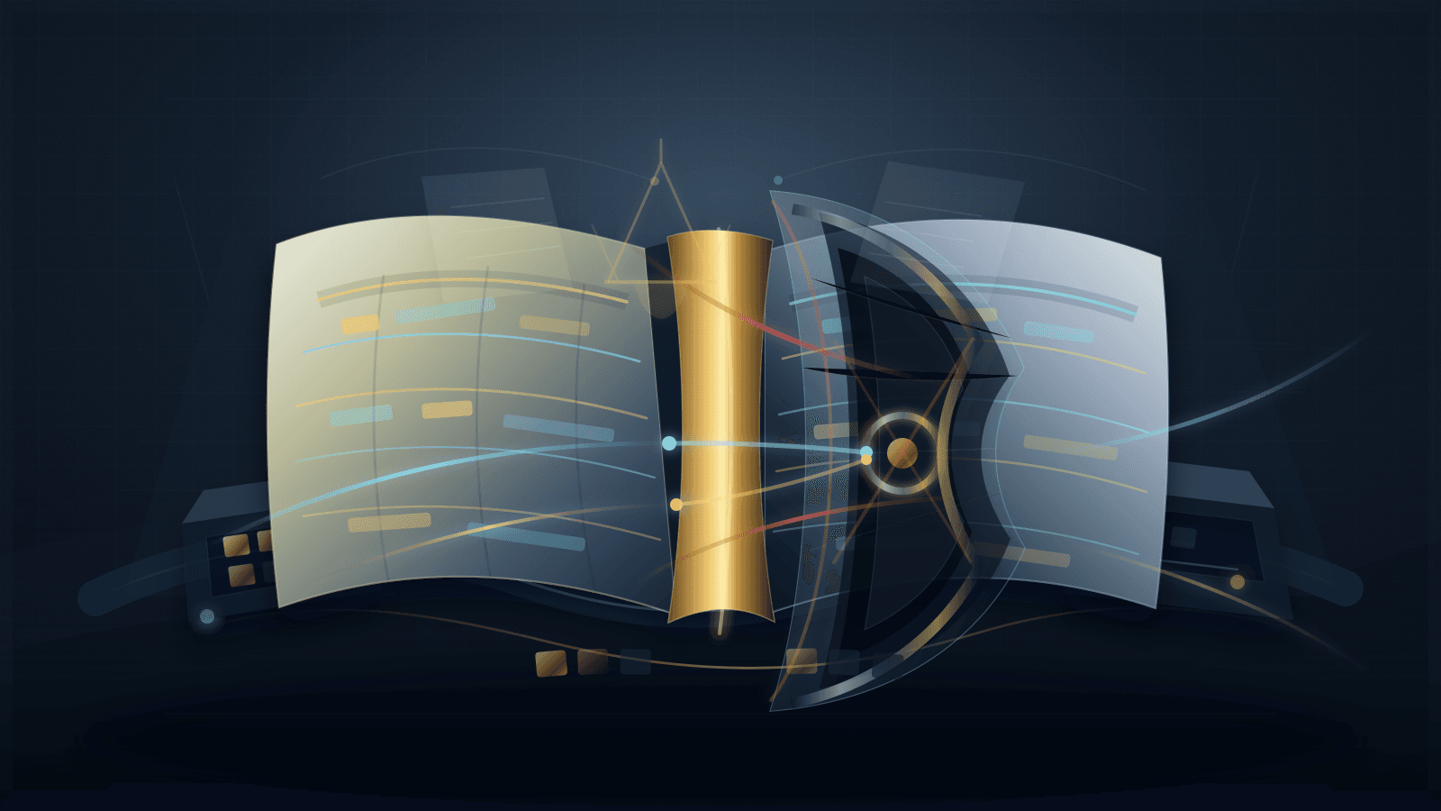 ARIN ledger versus gatekeeper registry governance risk editorial illustration