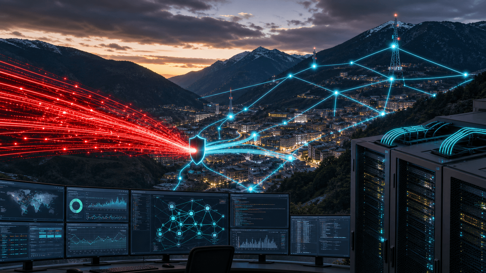 Os ataques DDoS de 2022 à Andorra Telecom tornaram a concentração nacional um teste de responsabilidade