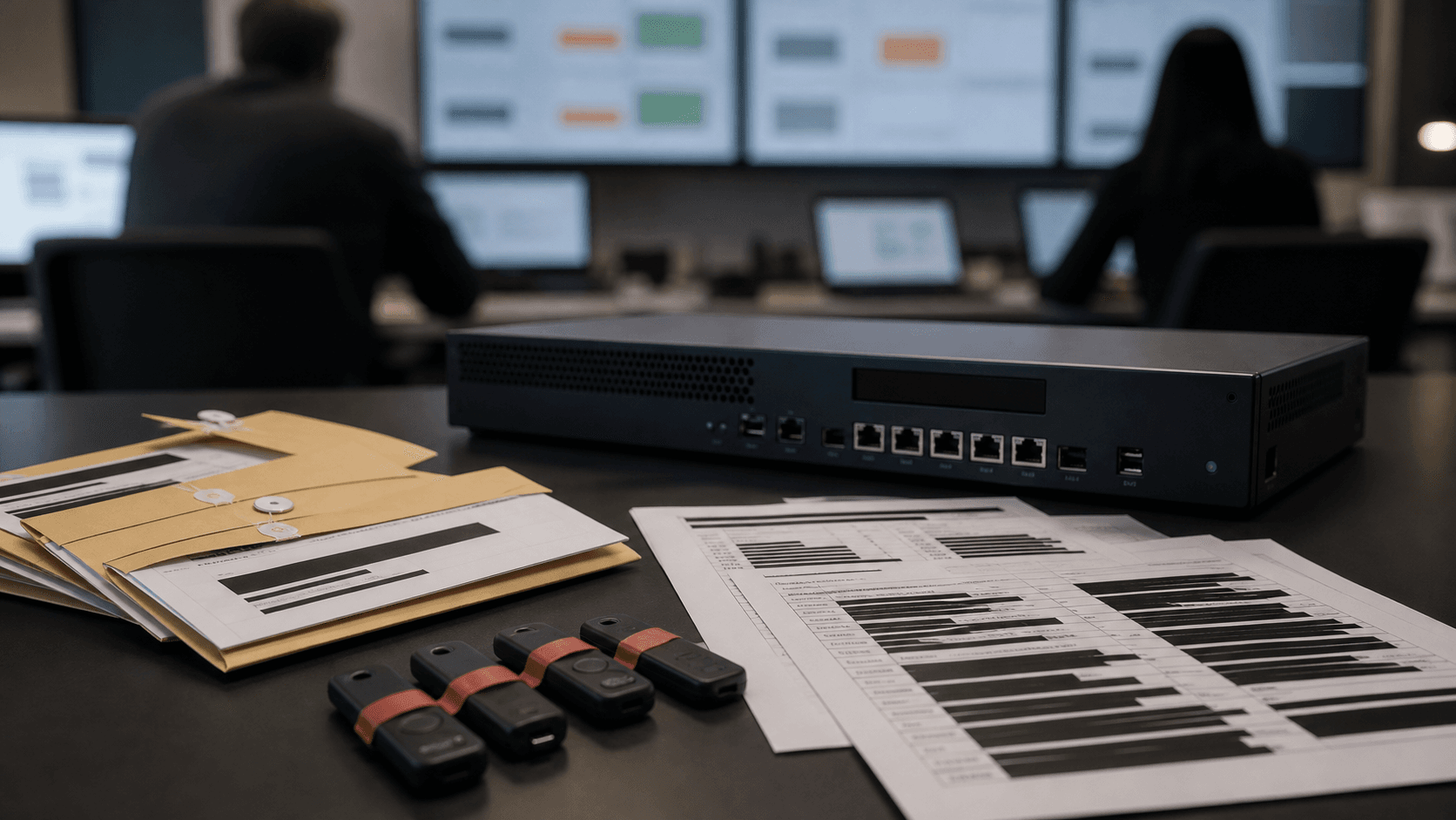 Photorealistic editorial risk and accountability image for SonicWall made SMA remote access a credential-exposure accountability test