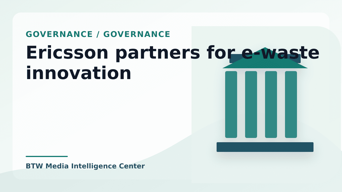 Ericsson partners for e-waste innovation