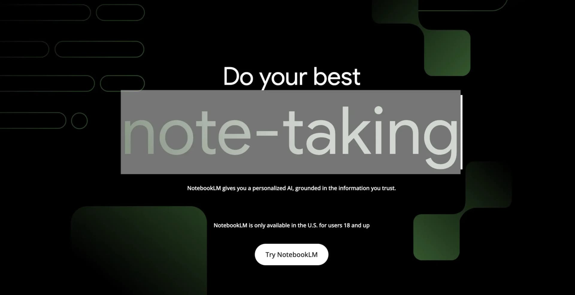 Google 推出 AI 驱动 NotebookLM,强化笔记功能