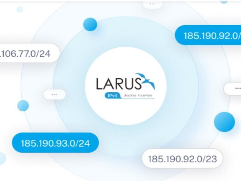 LARUS 如何为全球企业革新 IPv4 租赁
