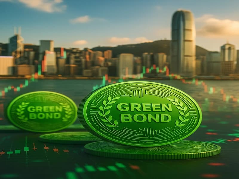 Editorial image for Hong Kong issues third tokenized green bond.