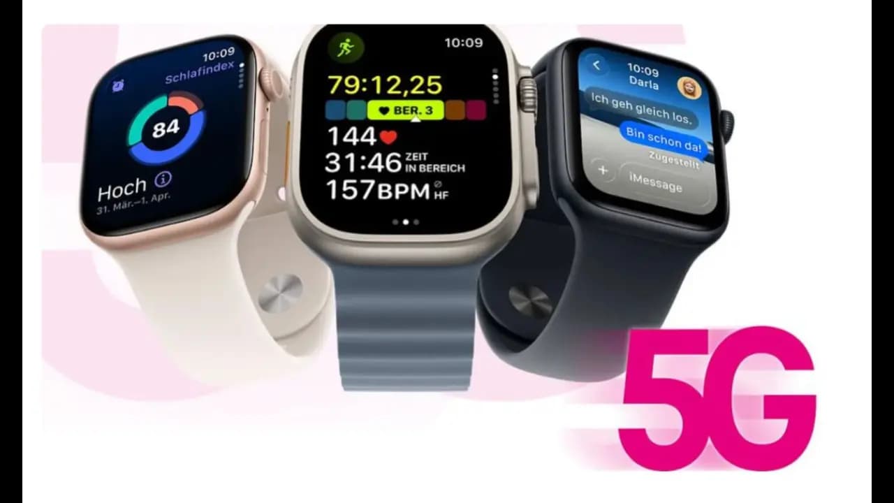 Deutsche Telekom lleva 5G RedCap al Apple Watch