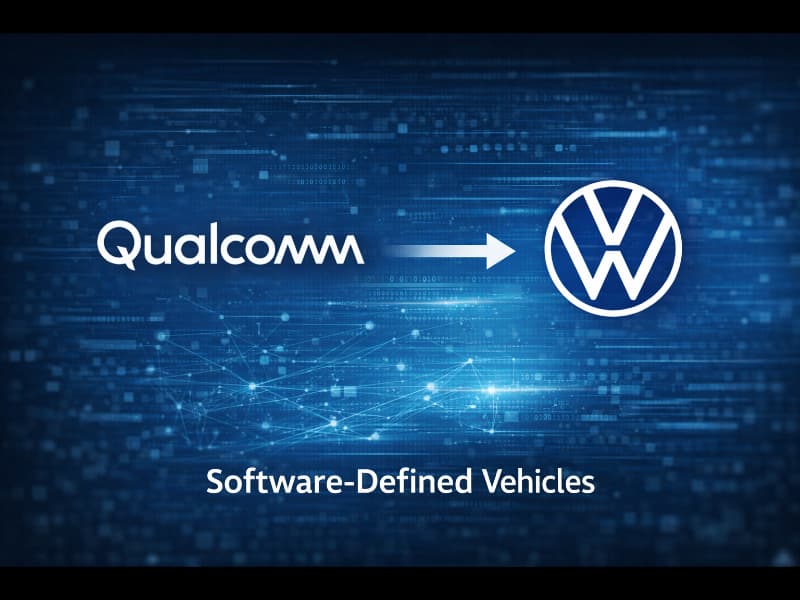 Qualcomm impulsará el infoentretenimiento en los vehículos definidos por software de nueva generación de Volkswagen