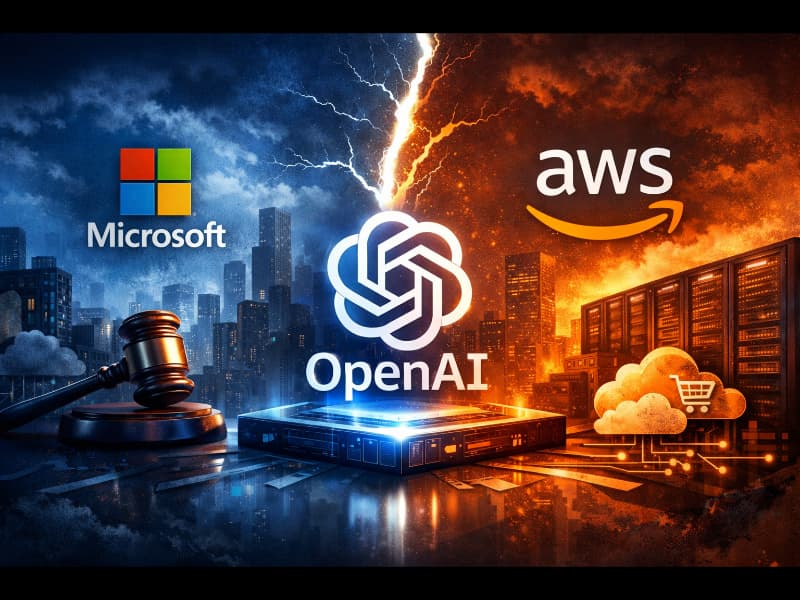 Microsoft envisage une action en justice sur l'accord cloud Amazon-OpenAI