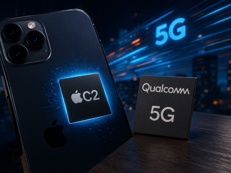 Apple C1X 在真实网络数据中缩小与 Qualcomm X80 的部分差距