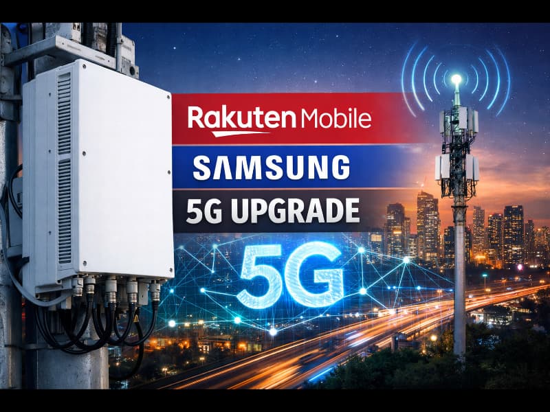 Rakuten Mobile se asocia con Samsung para la actualización 5G