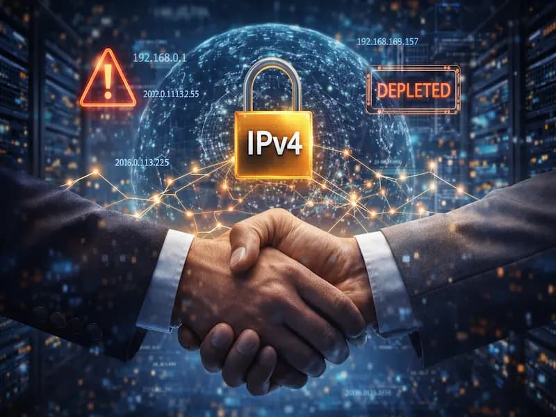 IPv4 稀缺性如何驱动战略合作伙伴关系