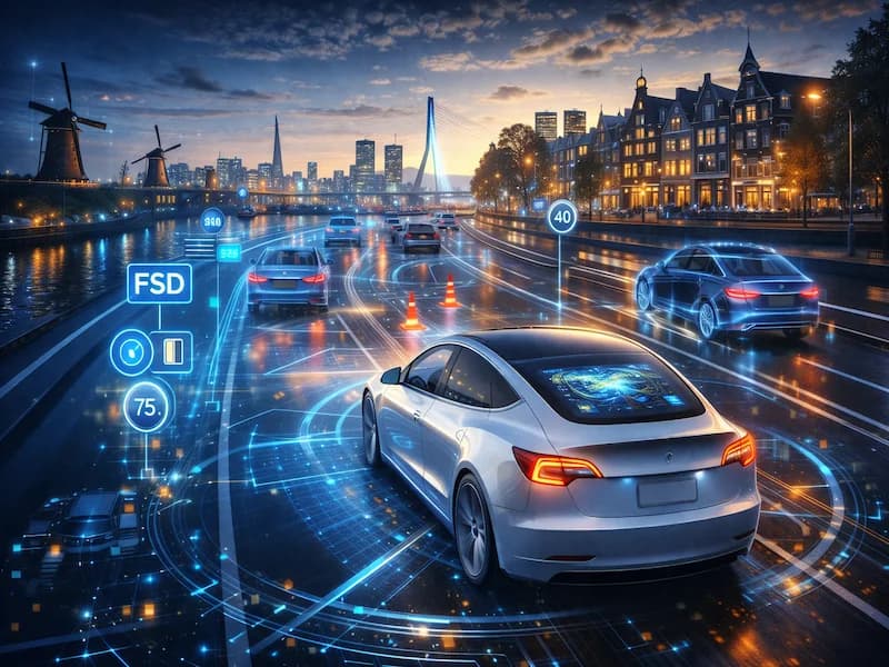 Tesla obtiene la aprobación de la UE para la conducción autónoma supervisada en los Países Bajos