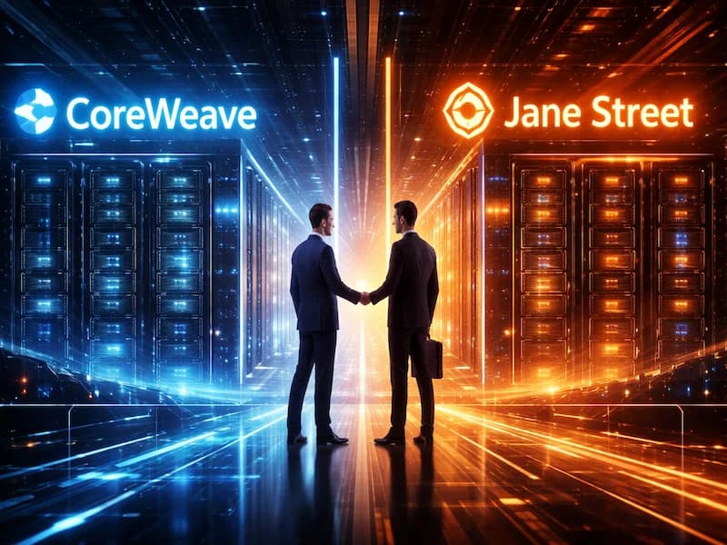 Jane Street signe un accord de cloud IA de 6 milliards de dollars avec CoreWeave