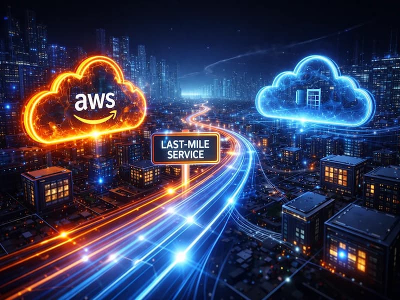 AWS & Lumen يطلقان خدمة الاتصال السحابي للميل الأخير