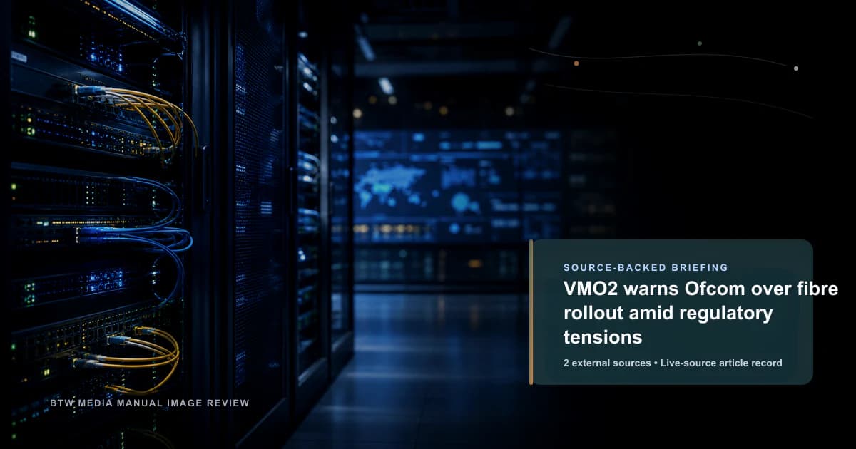VMO2 advierte a Ofcom sobre el despliegue de fibra en medio de tensiones regulatorias