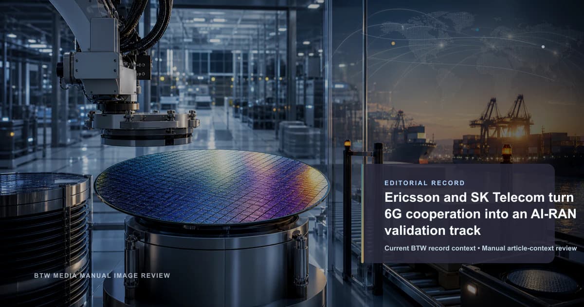 Ericsson y SK Telecom convierten la cooperación 6G en una vía de validación de AI-RAN