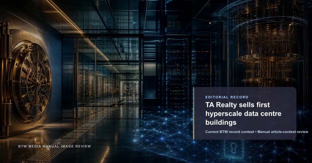 TA Realty vend ses premiers bâtiments de centre de données hyperscale