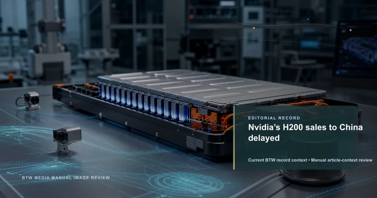 Les ventes du H200 de Nvidia vers la Chine retardées