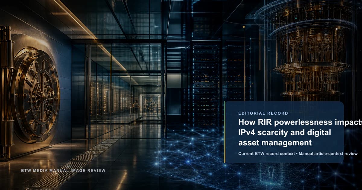 Comment l'impuissance des RIR impacte la rareté IPv4 et la gestion des actifs numériques
