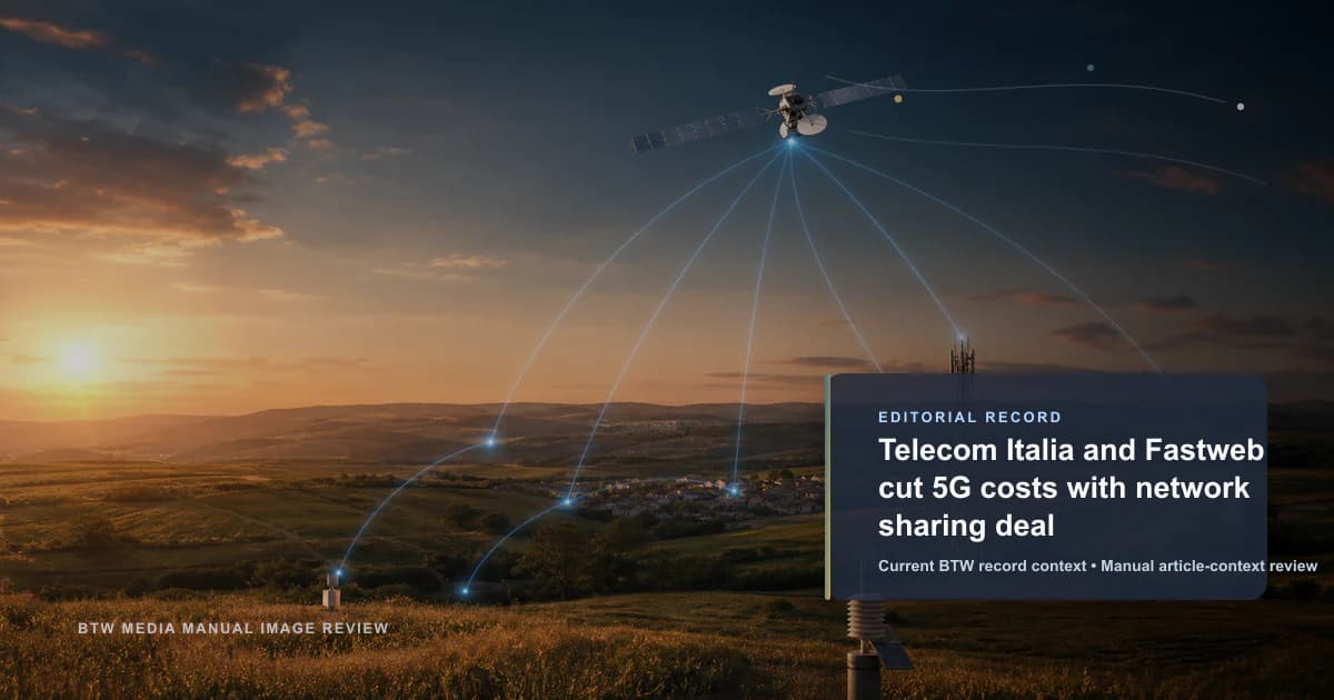 Telecom Italia et Fastweb réduisent les coûts de la 5G avec un accord de partage de réseau
