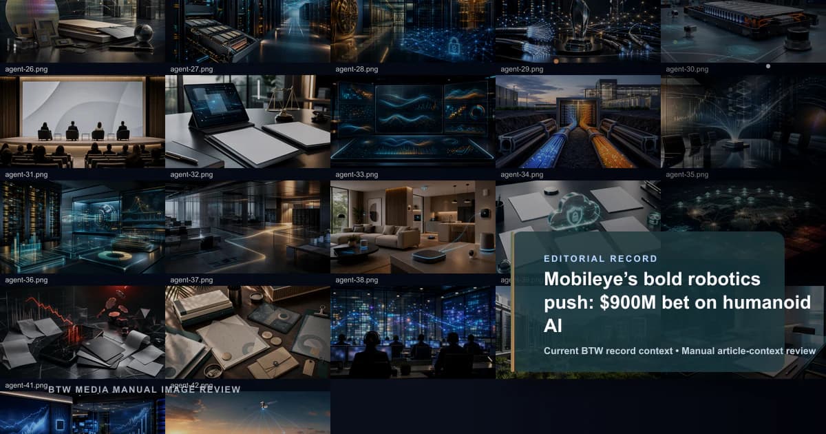 Mobileye: pari audacieux de 900 M$ sur la robotique humanoïde