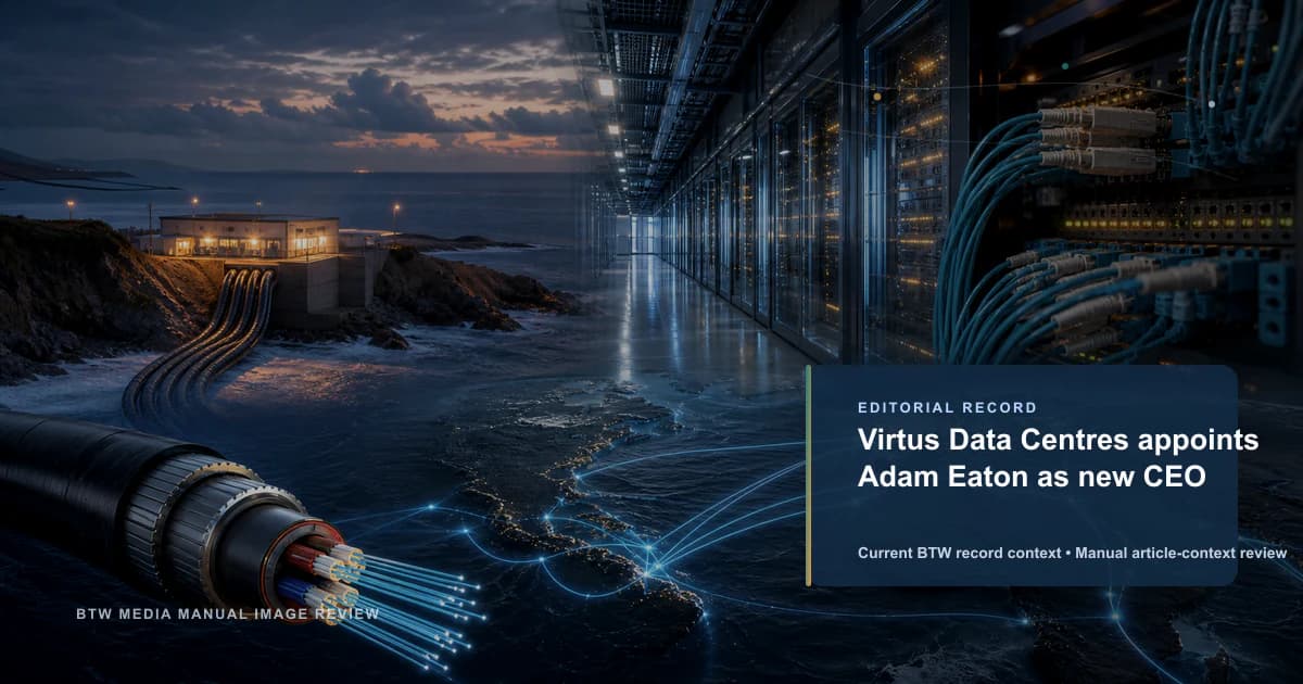 Virtus Data Centres nombra a Adam Eaton nuevo CEO