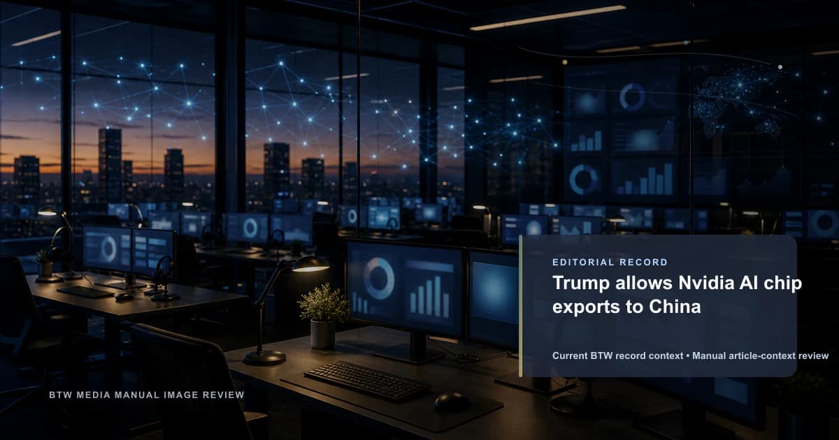 Trump permite las exportaciones de chips de IA de Nvidia a China
