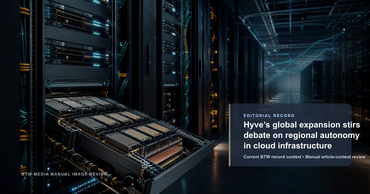La expansión global de Hyve suscita debate sobre la autonomía regional en infraestructura en la nube
