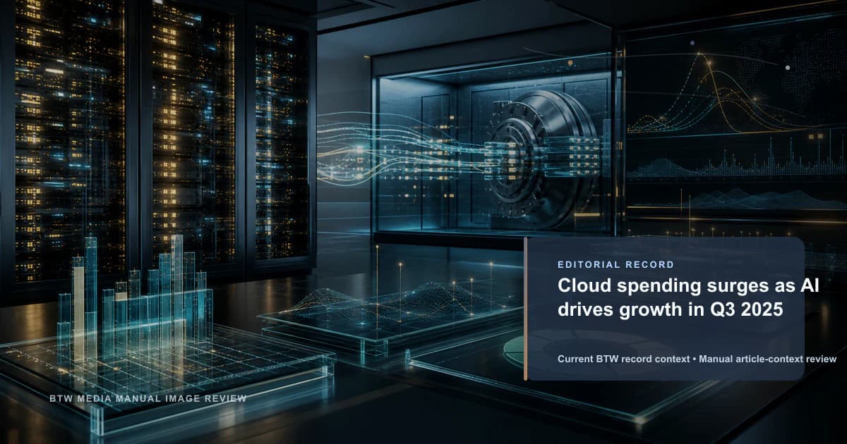 Cloud spending surges as AI drives growth in Q3 2025