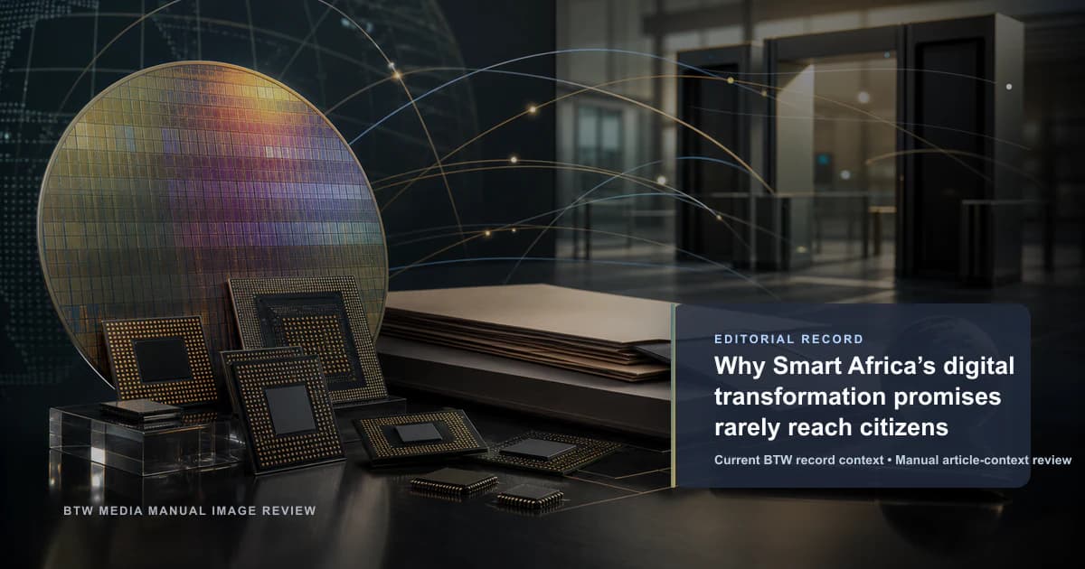 Why Smart Africa’s digital transformation promises rarely reach citizens reviewed editorial briefing visual