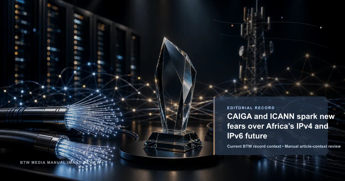 CAIGA and ICANN spark new fears over Africa’s IPv4 and IPv6 future reviewed editorial briefing visual