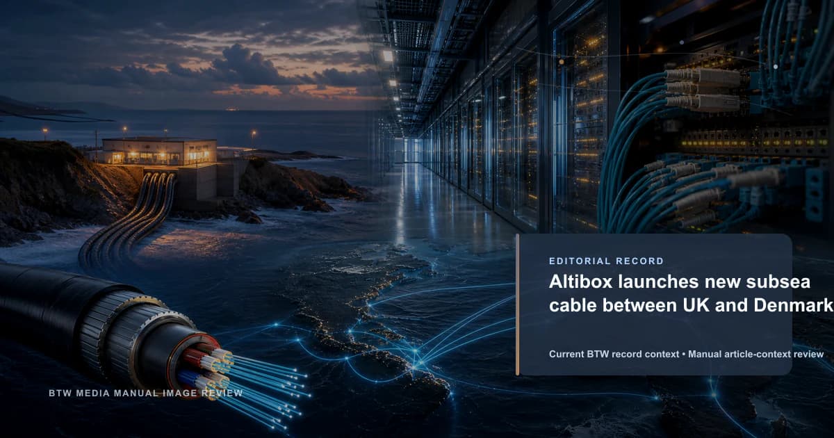 Altibox lanza un nuevo cable submarino entre el Reino Unido y Dinamarca