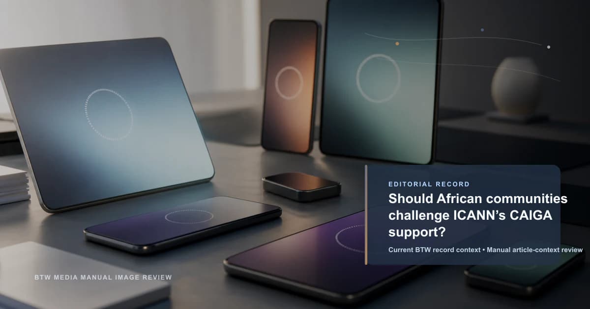 Should African communities challenge ICANN’s CAIGA support? reviewed editorial briefing visual