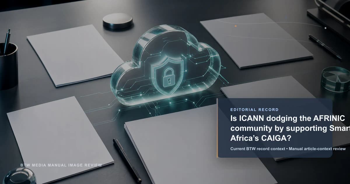 ICANN 是否通过支持 Smart Africa 的 CAIGA 来逃避 AFRINIC 社区?