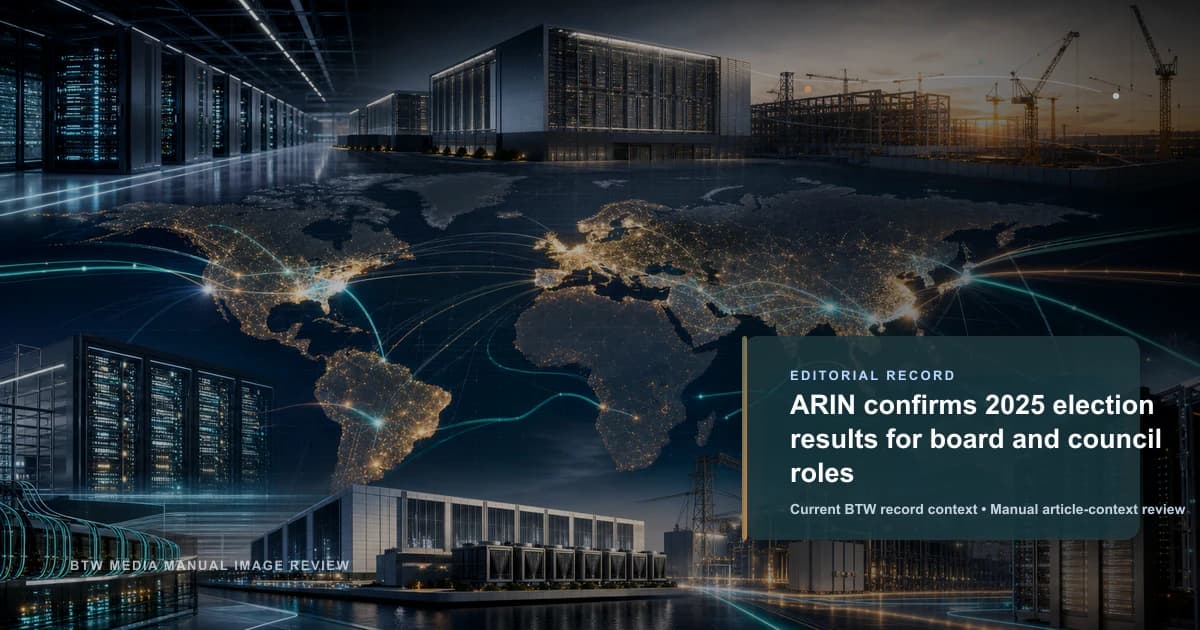 ARIN 确认 2025 年董事会和理事会选举结果