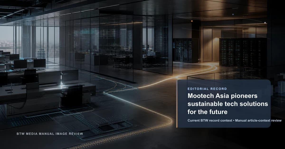 Mootech Asia 引领未来可持续科技解决方案