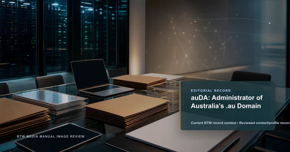 auDA: Administrator of Australia’s .au Domain reviewed editorial briefing visual
