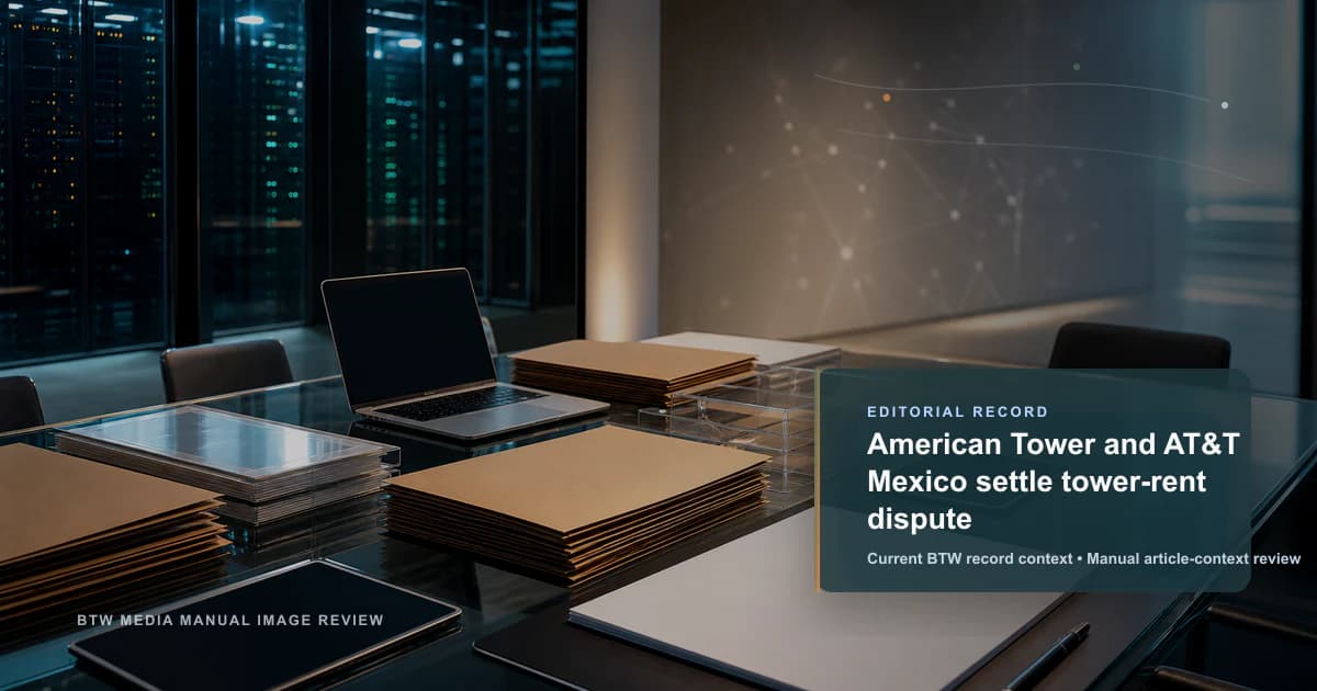 美国铁塔与 AT&T 墨西哥解决铁塔租金纠纷