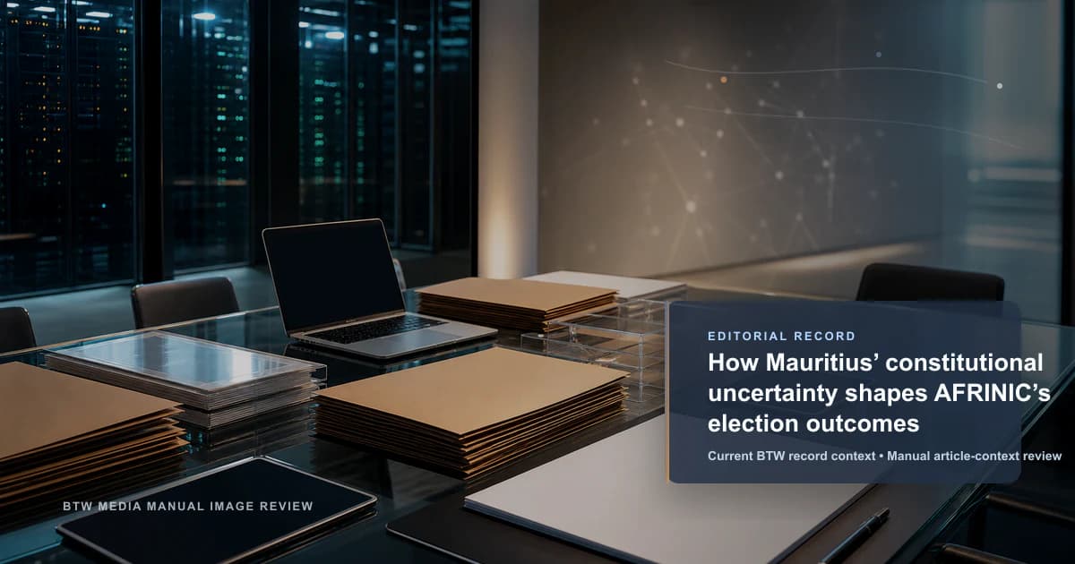 Cómo la incertidumbre constitucional de Mauricio afecta los resultados electorales de AFRINIC