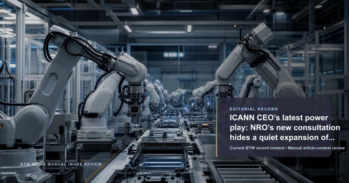 La última jugada de poder del CEO de ICANN: la nueva consulta de la NRO oculta una expansión silenciosa de la autoridad