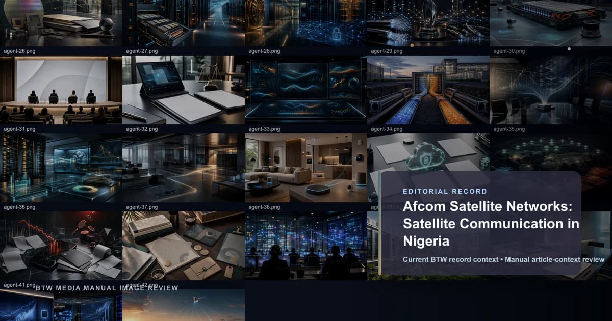 Afcom Satellite Networks: Comunicación Satelital en Nigeria