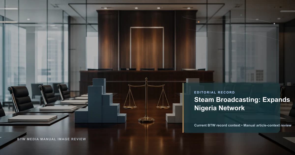 Steam Broadcasting expande rede na Nigéria