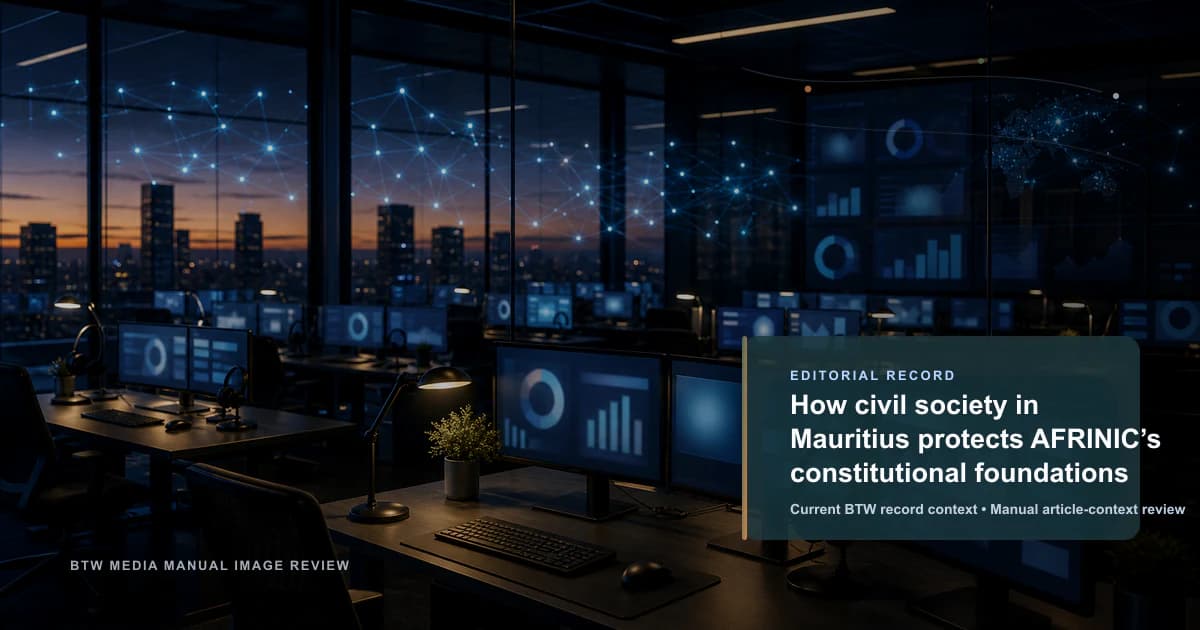 How civil society in Mauritius protects AFRINIC’s constitutional foundations