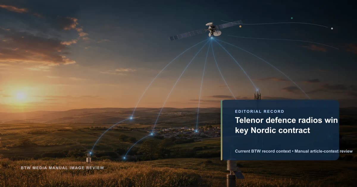 Les radios de défense Telenor remportent un contrat nordique clé