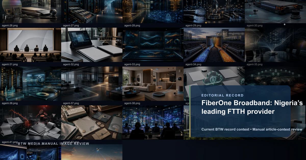 FiberOne Broadband : le principal fournisseur FTTH du Nigeria